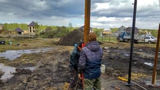 Заказать монтаж винтовых свай в Заволжье - цена под ключ с доставкой от 1863 шт